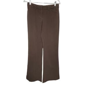 Steve & Barry's Dress Pants Wide Leg Zip Fly Hook & Eye Closure Brown Size 2 Y2K
